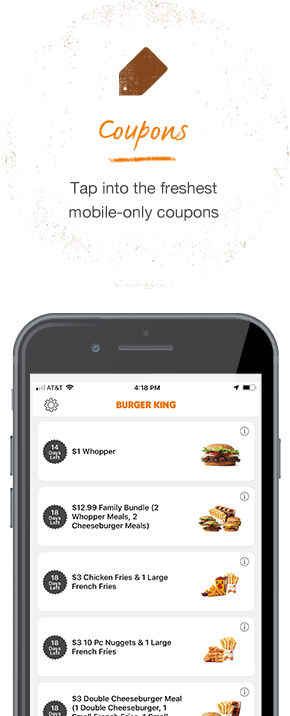 Coupons. Tap into the freshest mobile-only coupons.