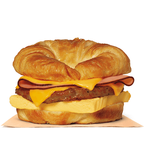 Double CROISSAN'WICH® with Ham & Sausage