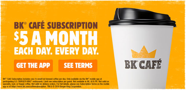 BK Café Subscription