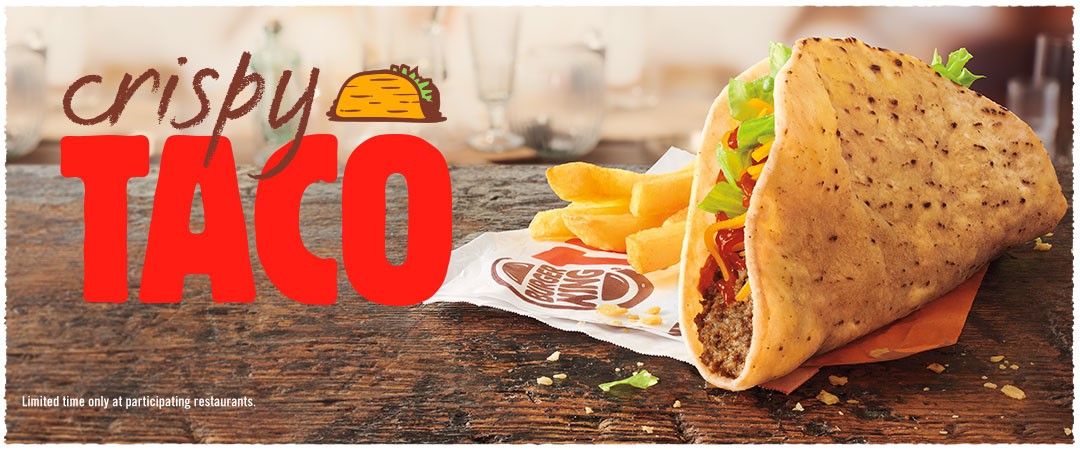 Crispy Taco. Limited time only at participating restaurants.
