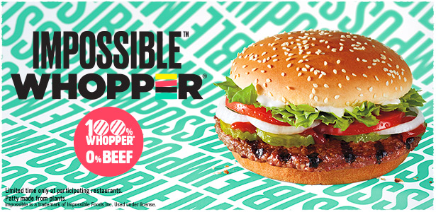Impossible WHOPPER banner